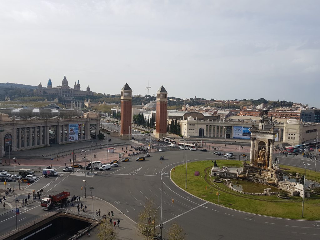 Uitzicht vanaf Arenas de Barcelona