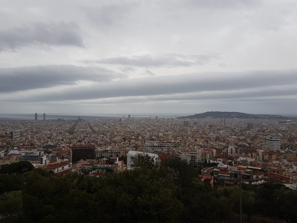 Uitzicht vanaf Parc Güell