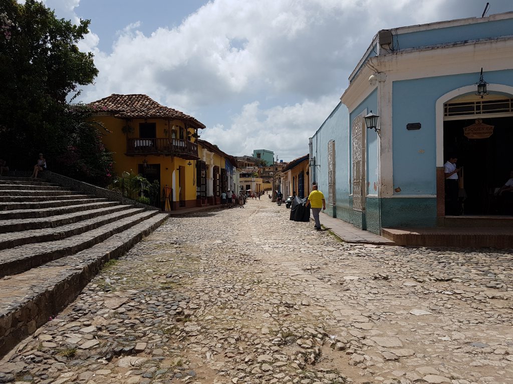 Een willekeurige straat in Trinidad